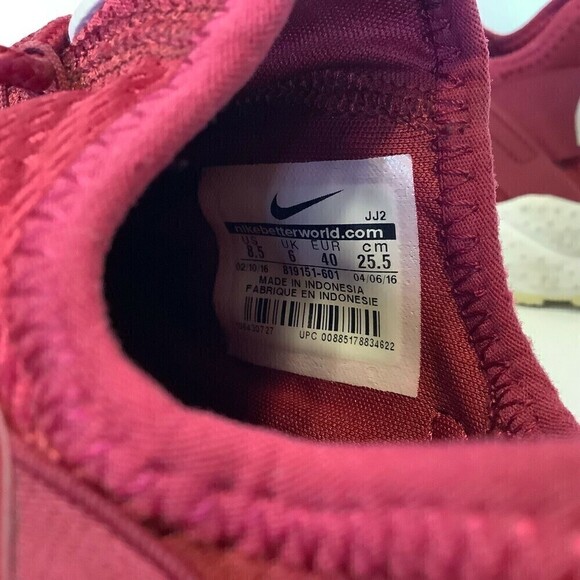 Women's Nike Air Huarache Run Ultra Running Shoes Red Size 8.5 #819151-601 - Picture 8 of 8